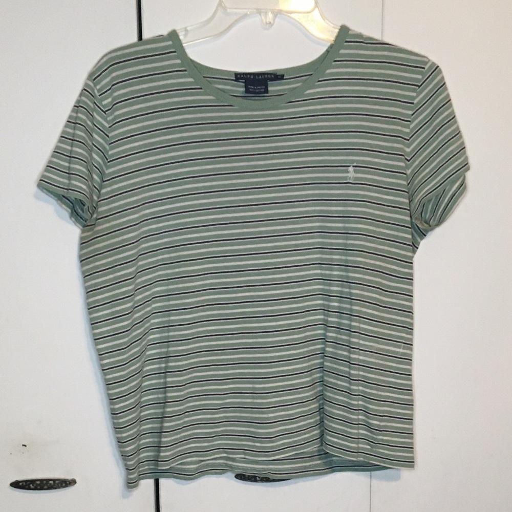 striped Ralph Lauren crop top